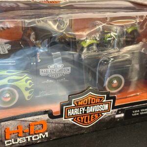 1948 Ford PickUp Harley Davidson Motor Cycles 1:24 Black & Green
