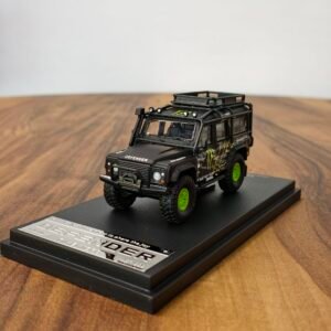 Limited Edition Land Rover Defender Monster Timemicro 1:64 Black