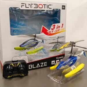 Aqua Blaze 3-in-1 RC Helicopter - Air Land Water Amphibious Drone with 2.4GHz Remote